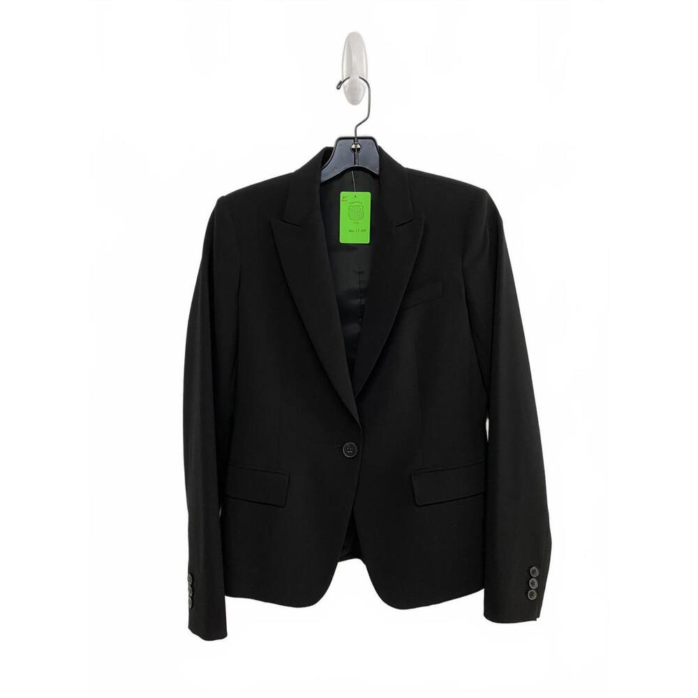 Theory Black Women's Blazer Size 2 Work Minimalist Office Tailored Menswear Vibe